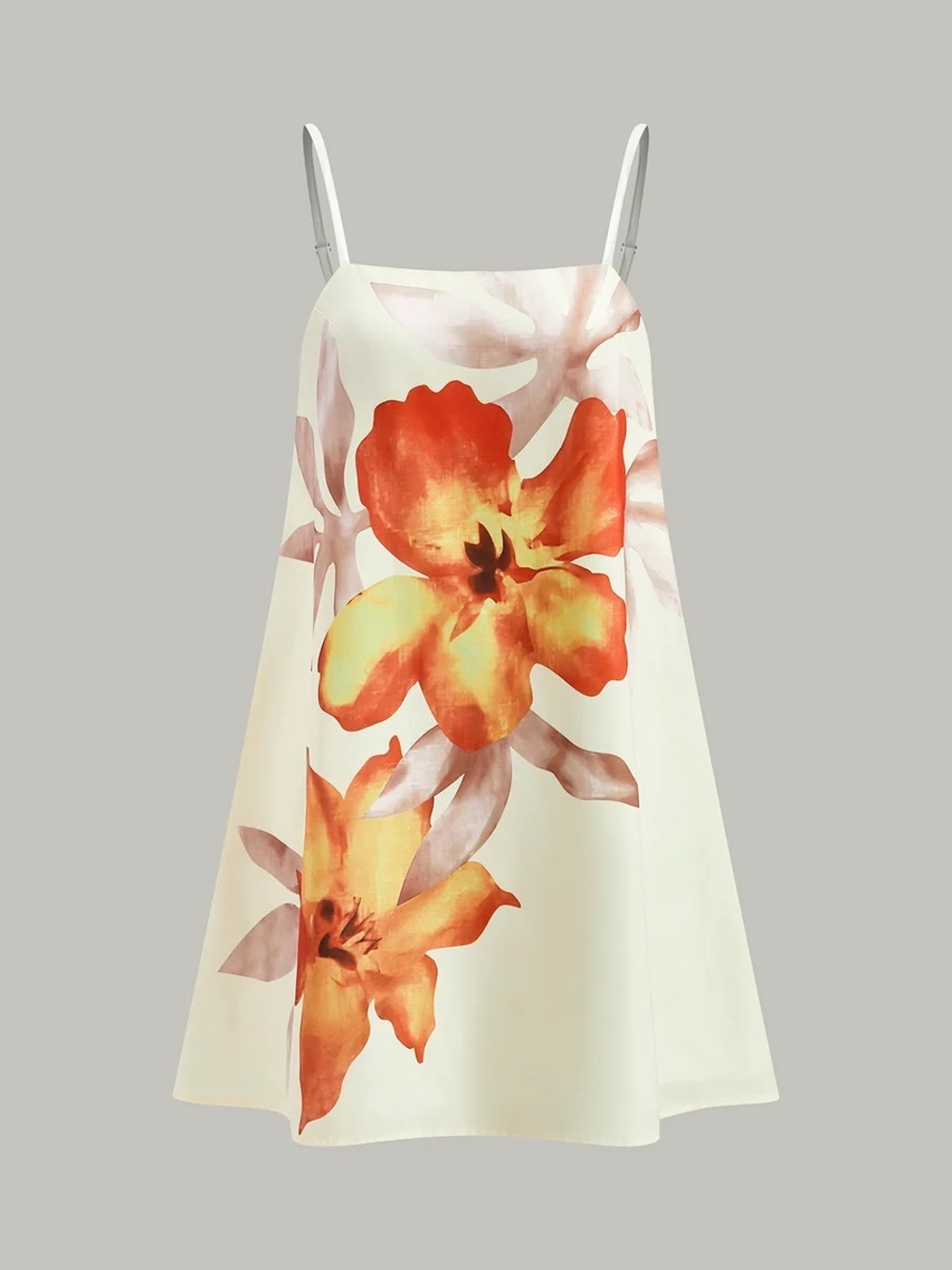 Commense Floral Print Oversized Dress